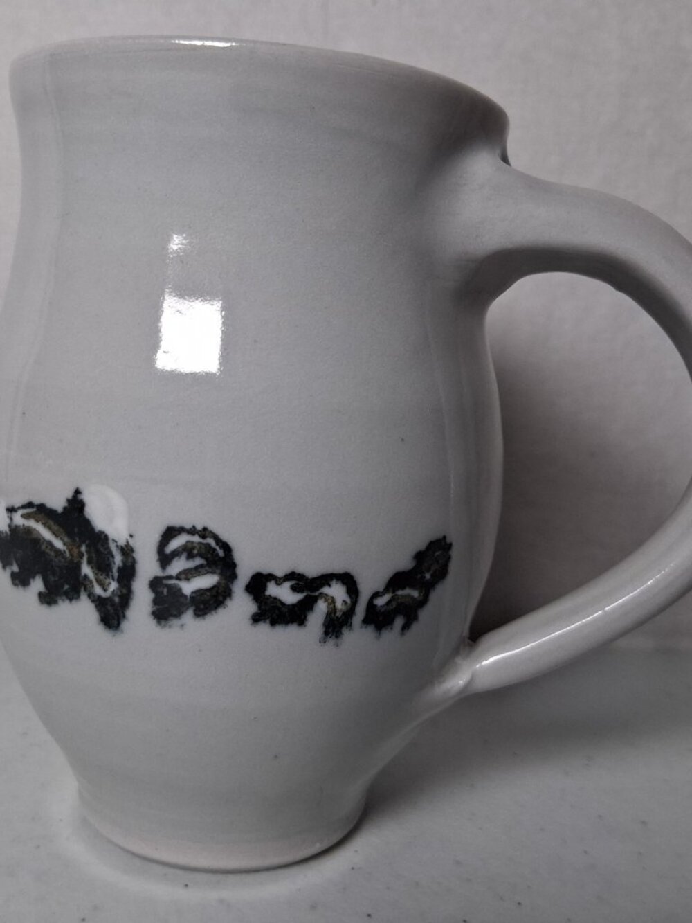 Studio Art Pottery Coffee Mug Skunk Family Animal Skunks Ceramic Cup 12oz - Picture 5 of 16